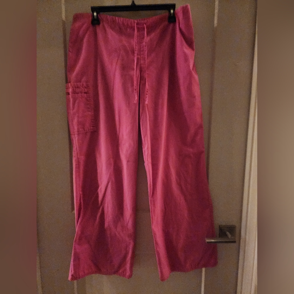 SB Scrubs Women's Pink Cargo Pants